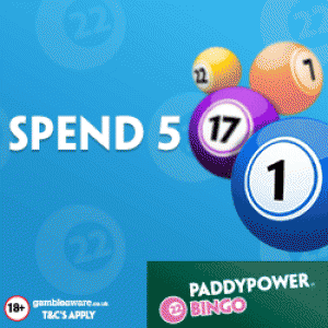 Deposit 5 Bingo Sites - Paddy Power Bingo