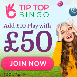 Low Wagering Bingo Site – Tip Top Bingo – 3X Playthrough