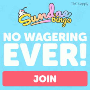 No Wagering Bingo Sites - Sundae Bingo