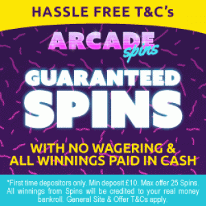 Low Wagering Slots - Arcade Spins