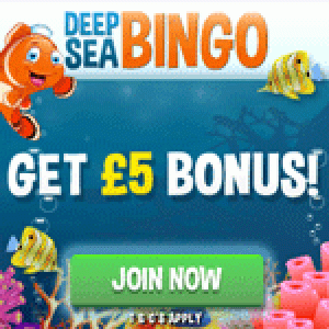 Deposit 5 Bingo - Deep Sea Bingo