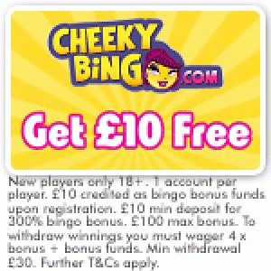 top 10 bingo sites - Cheeky Bingo