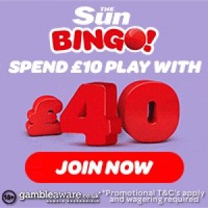 Top 10 Bingo Sites - Sun Bingo