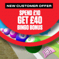 Ladbrokes Bingo – Spend £10 Play With £40
